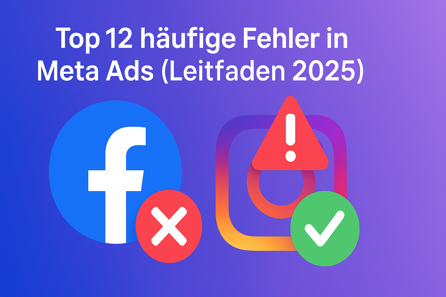 Top 12 häufige Fehler in Meta Ads und wie man sie vermeidet (Leitfaden 2025)
