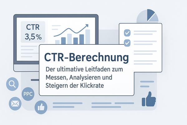 CTR steht für Click-Through-Rate (Klickrate).